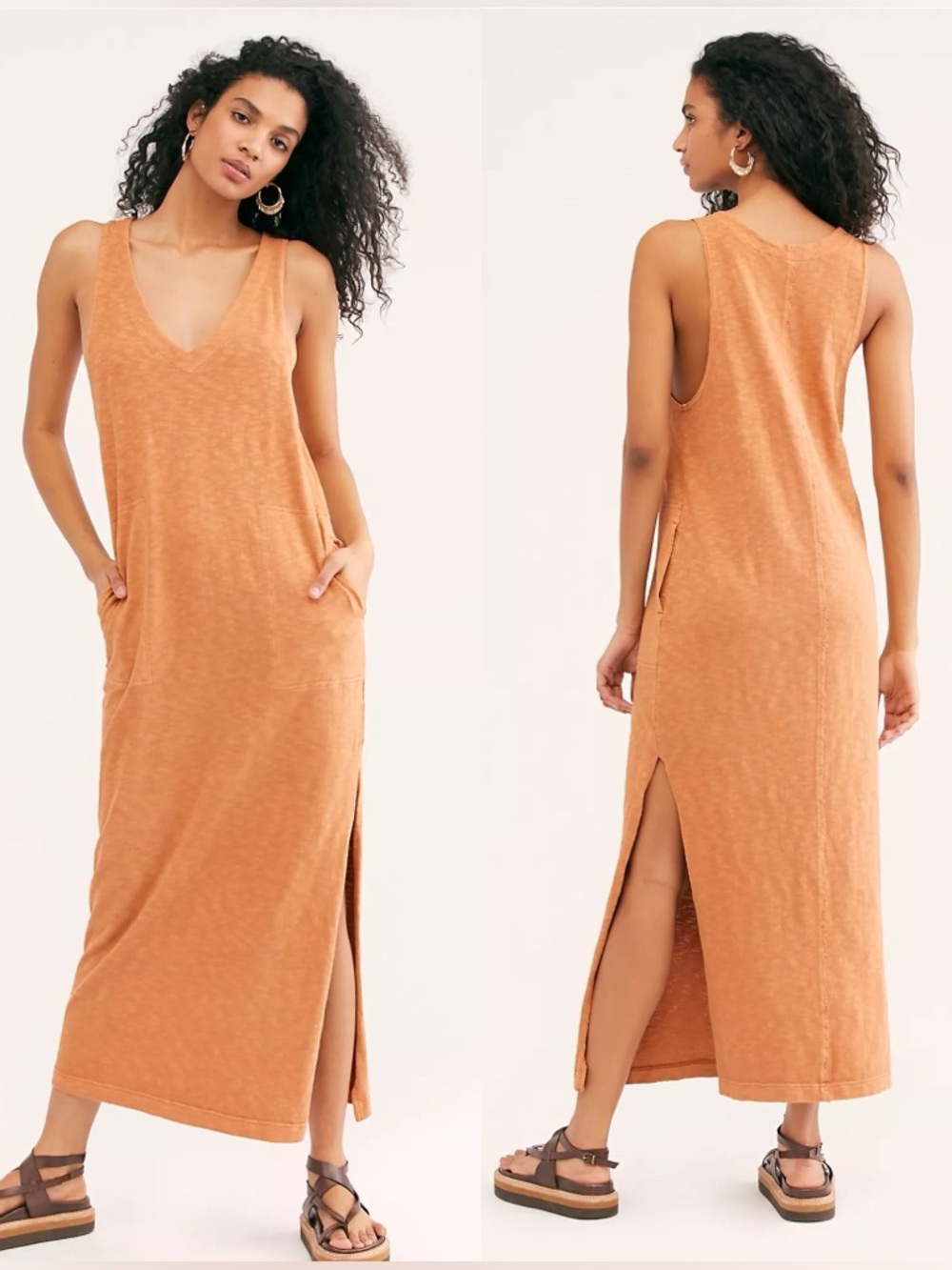 Free People Beach Tank Midi Dress